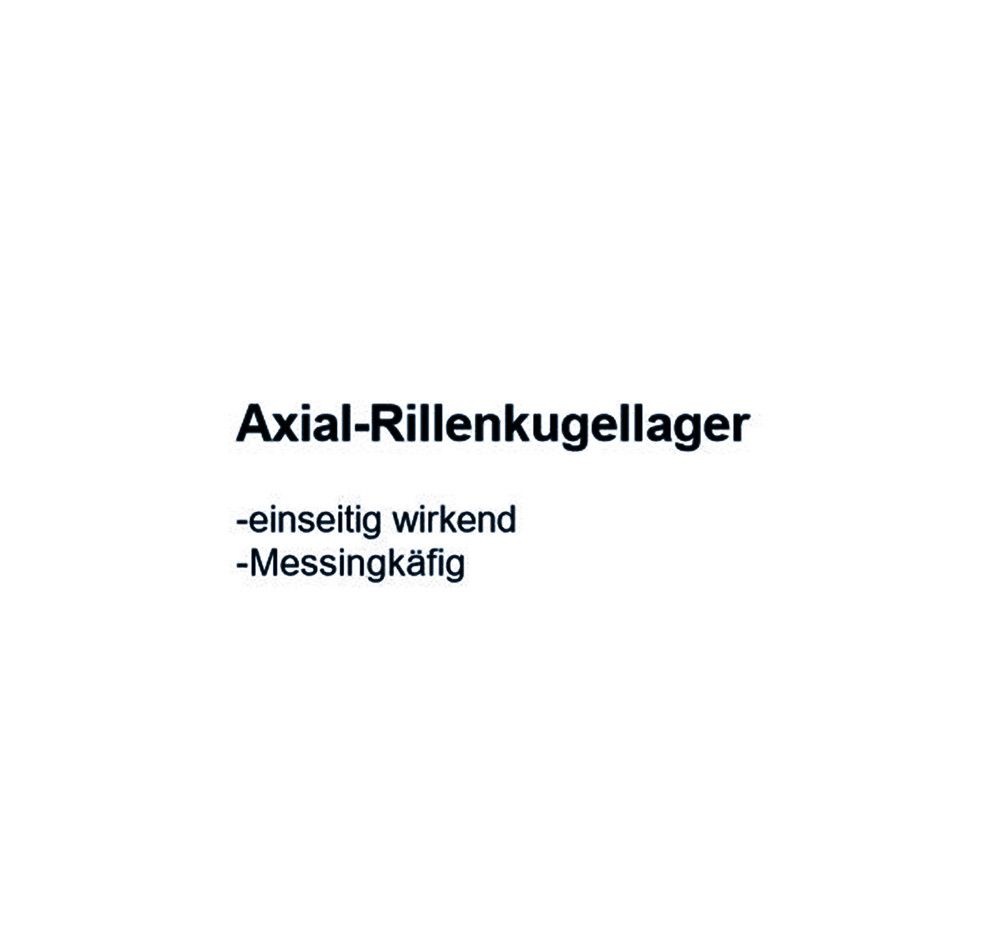 SKF - Axial-Rillenkugellager 51413 M