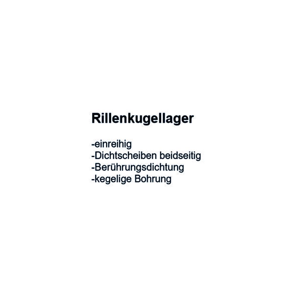 SKF - Rillenkugellager 6210 -2RS1K