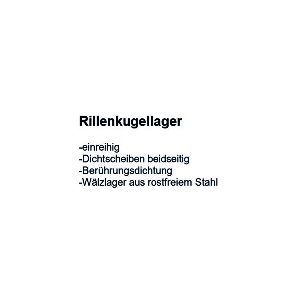 FAG - Rillenkugellager S6206 -2RSR-HLC