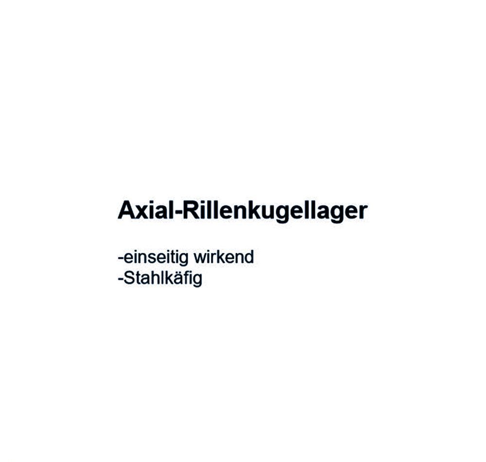 NKE - Axial-Rillenkugellager 51110