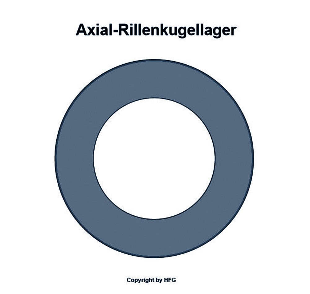 FAG - Axial-Rillenkugellager 51132 -MP