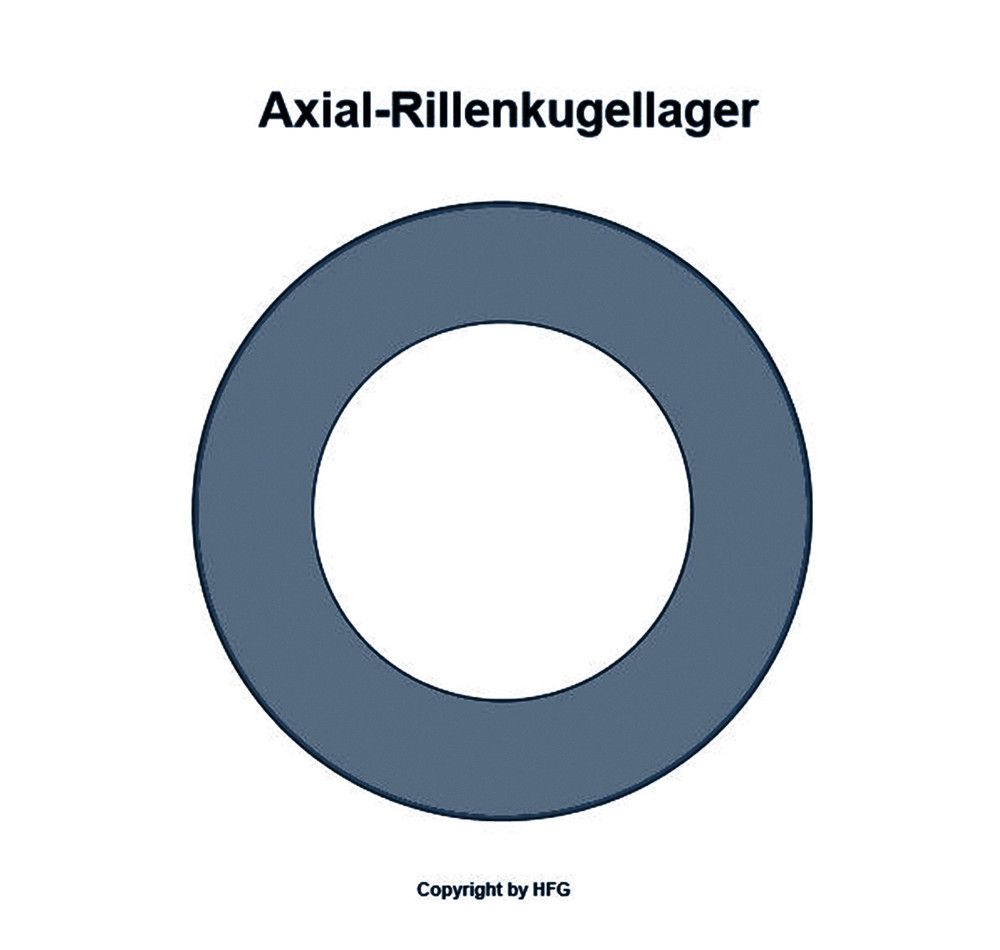 FAG - Axial-Rillenkugellager 53310