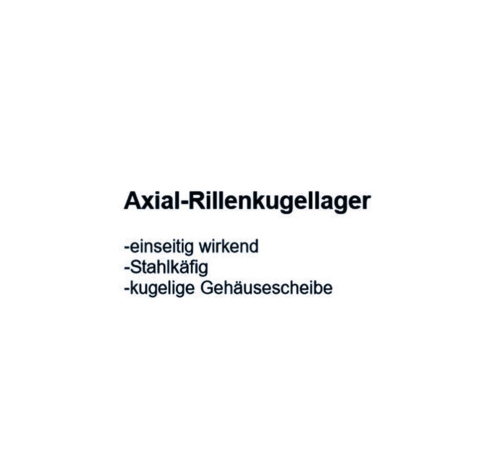 FAG - Axial-Rillenkugellager 53215