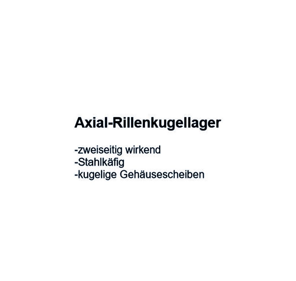 SKF - Axial-Rillenkugellager 54309