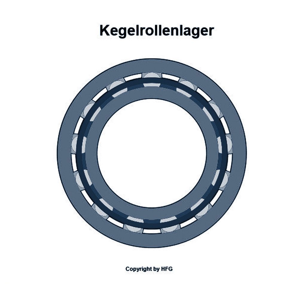 FAG - Kegelrollenlager 30312