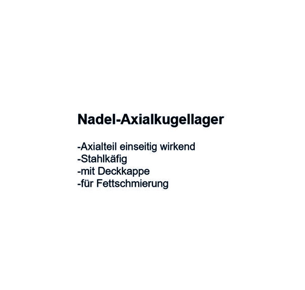 ZEN Nadel-Axialkugellager NKX60 -Z