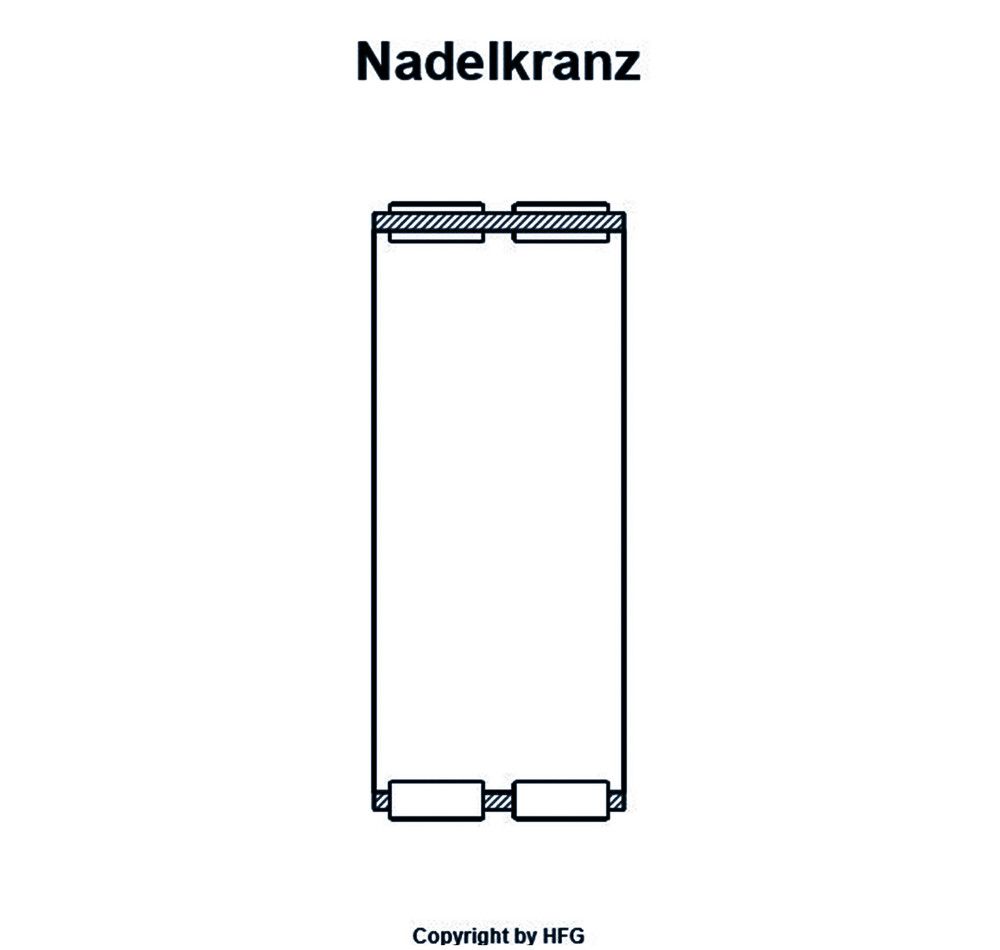 INA - Nadelkränze K24-30-31 -ZW