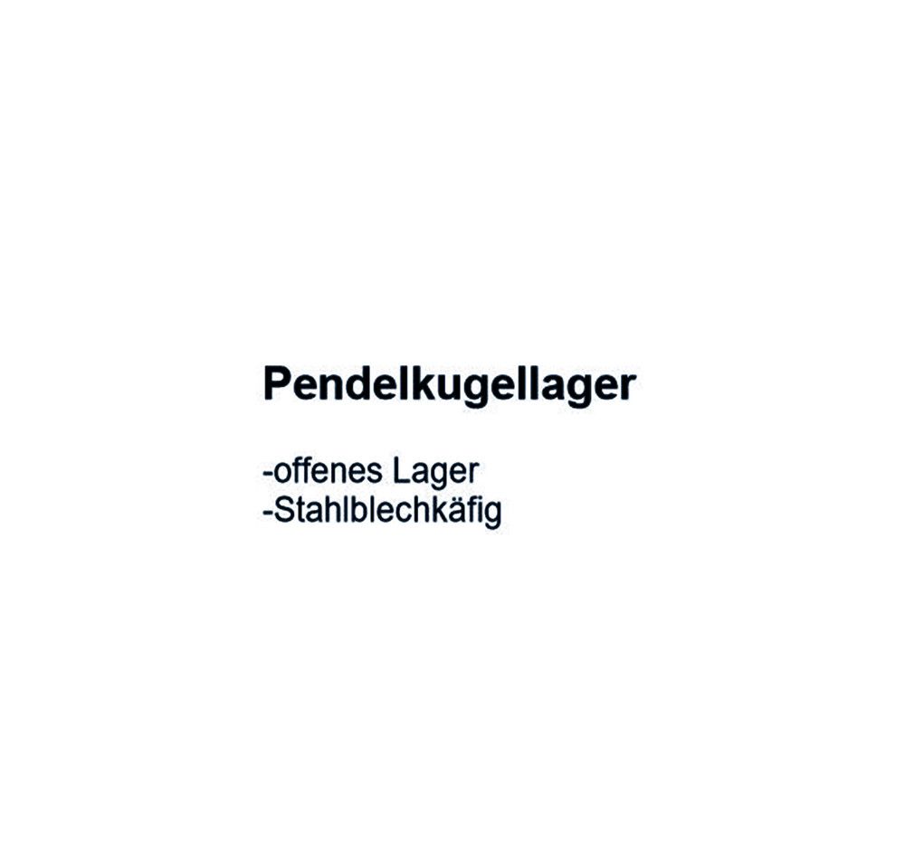 ZEN Pendelkugellager 1316