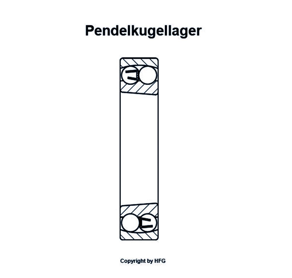 SKF Pendelkugellager 2316  K/C3