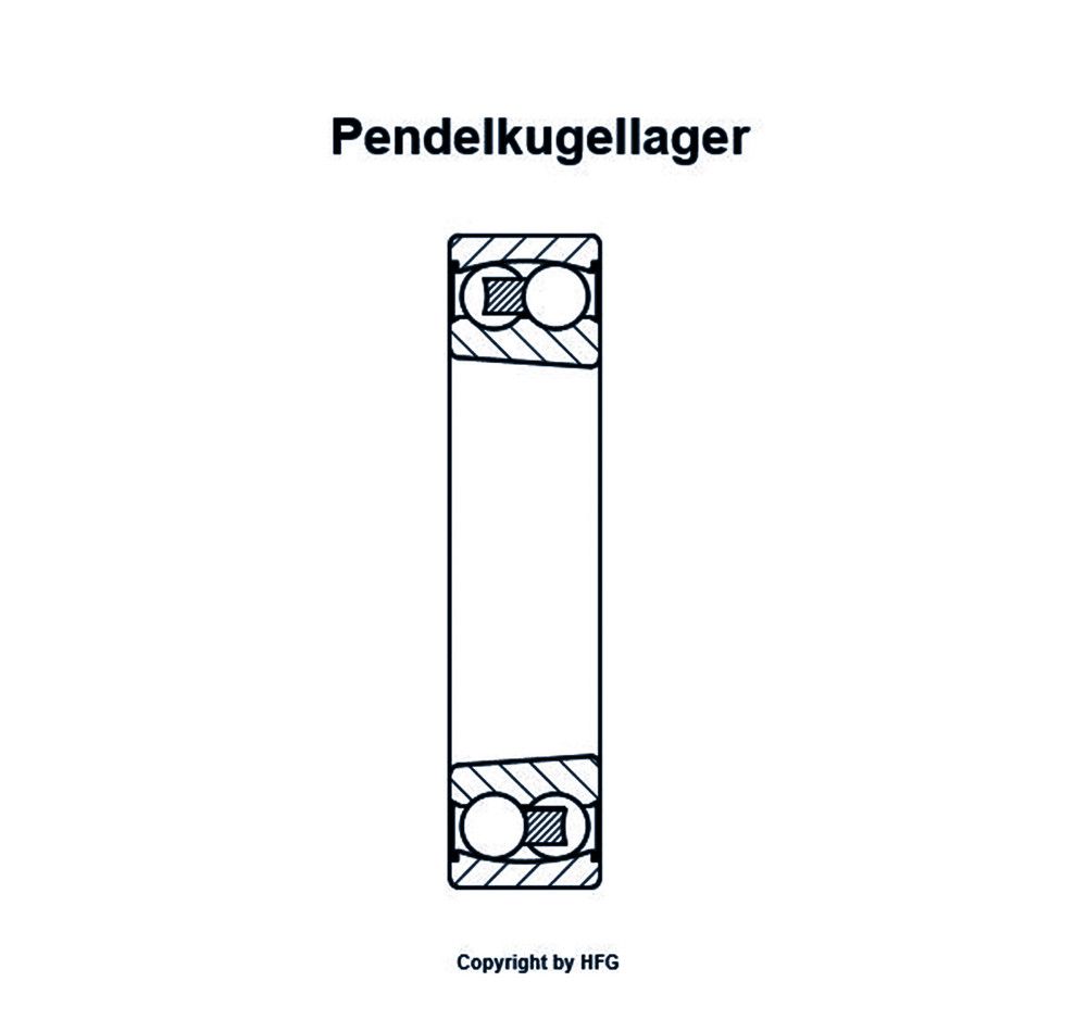 SKF Pendelkugellager 2206  E-2RS1KTN9