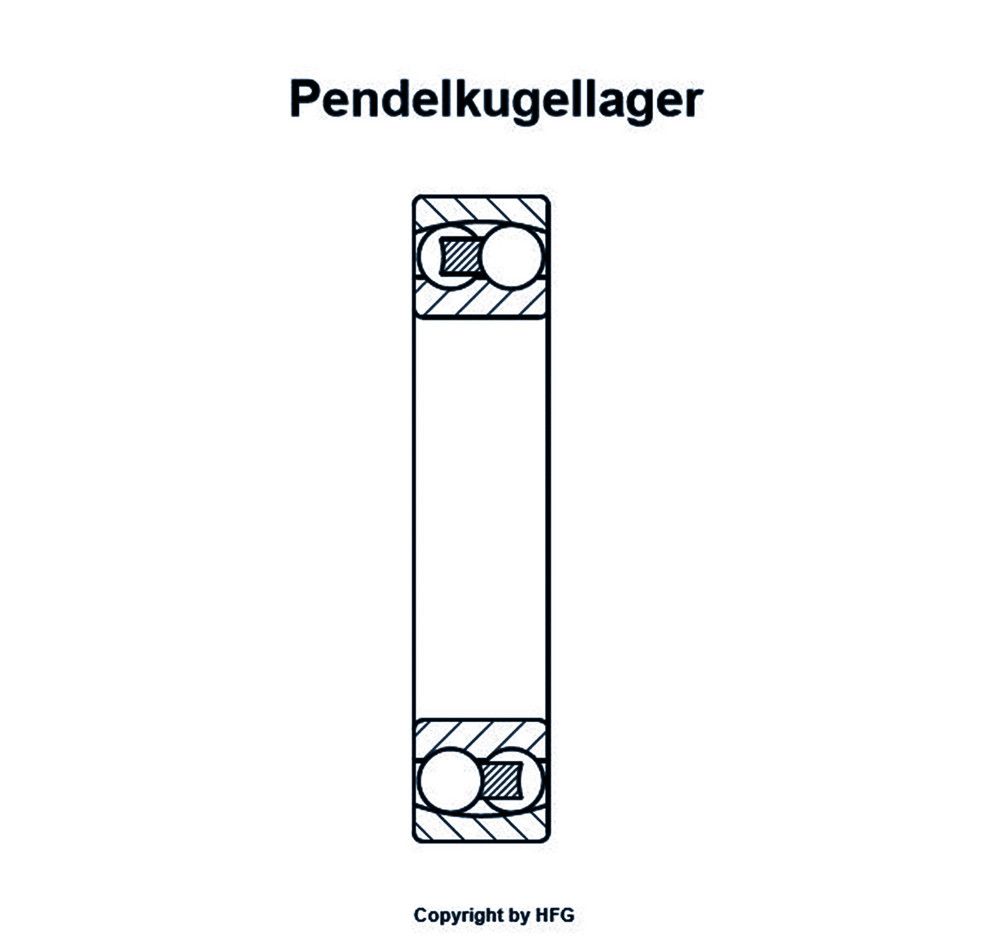 ZEN Pendelkugellager 2311 -TN
