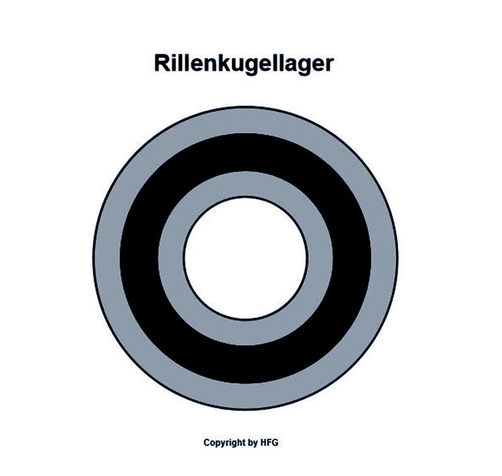 FAG - Rillenkugellager 62305 -2RSR-C3