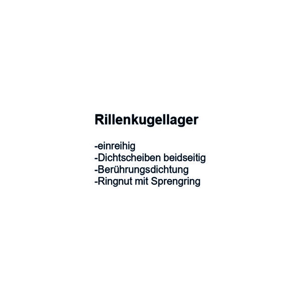 SKF - Rillenkugellager 6209 -2RS1NR