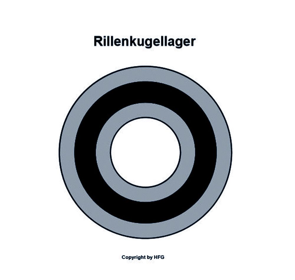 FAG Rillenkugellager 61817 -2RSR-Y