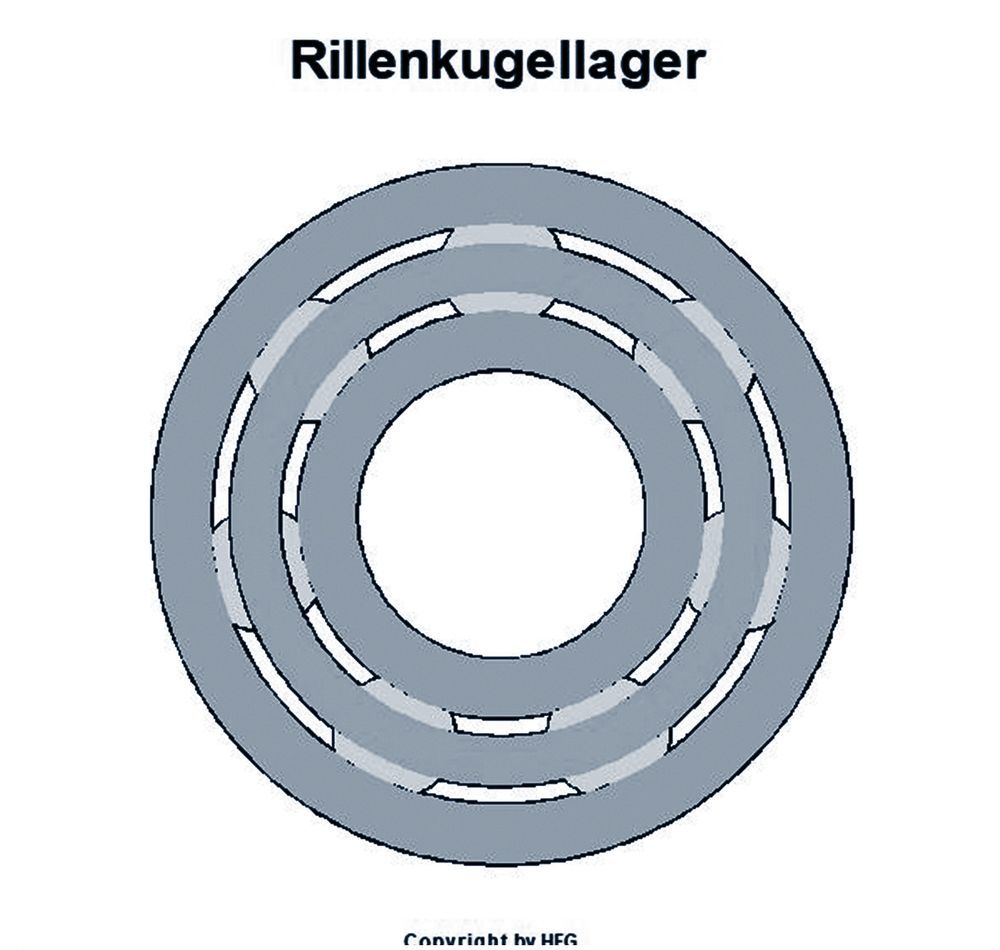 SKF - Rillenkugellager 6222  M/C3