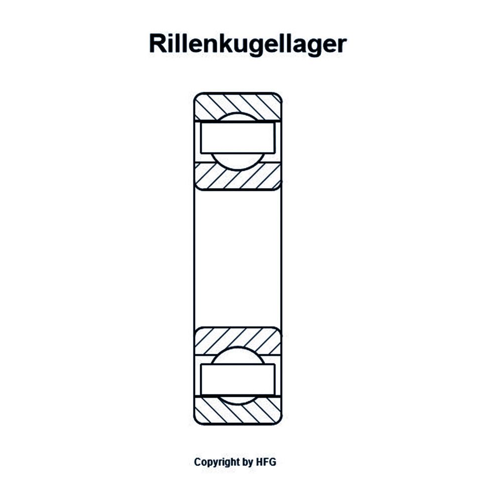 FAG - Rillenkugellager 6009 -MA-C3
