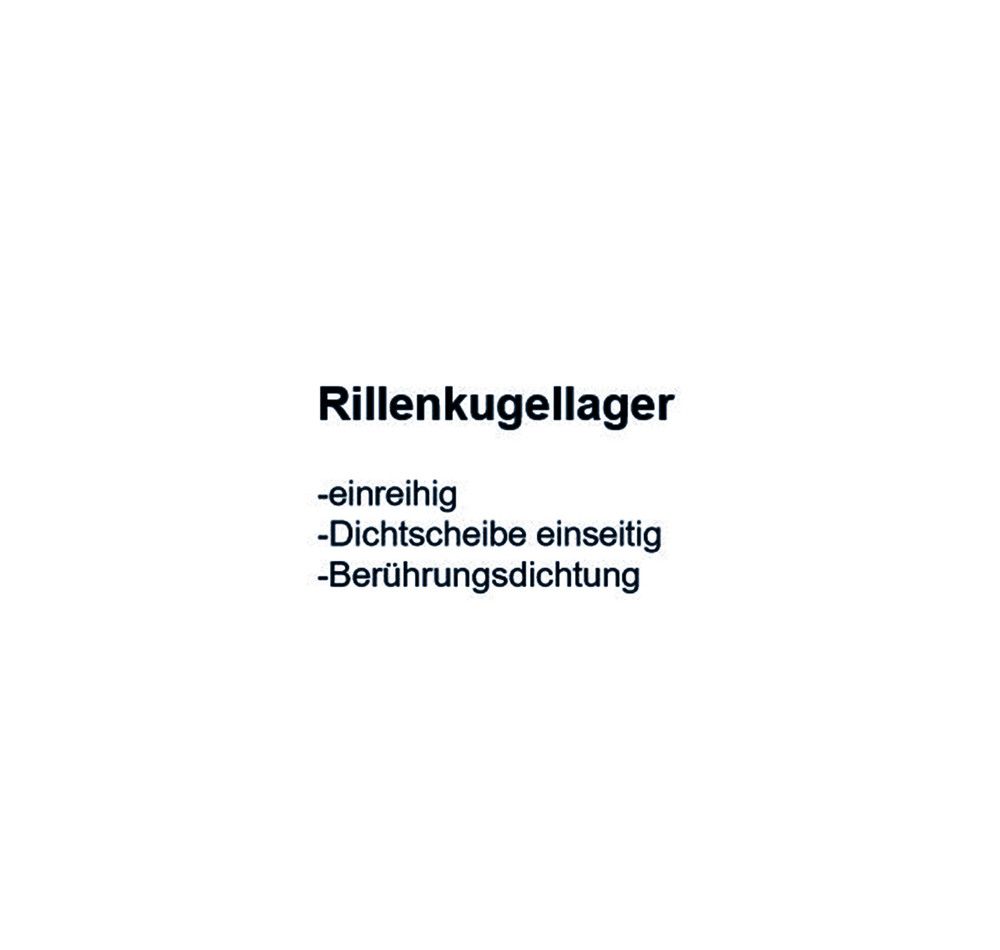 SKF - Rillenkugellager 6311 -RS1