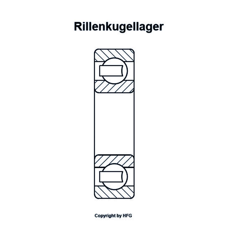 SKF Rillenkugellager 6308  TN9/C3