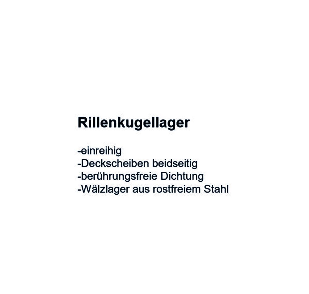 ZEN Rillenkugellager S626 -2Z