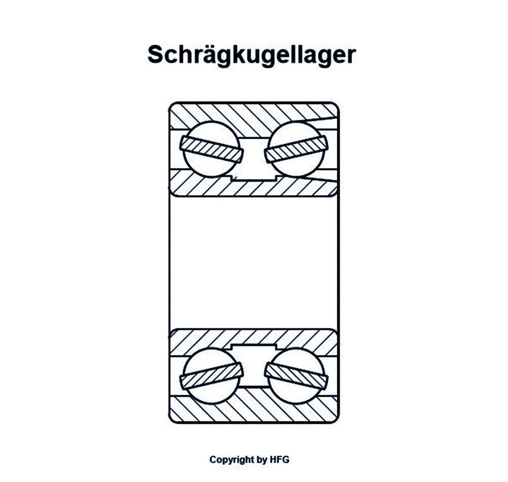 FAG Schrägkugellager 3316 -C3