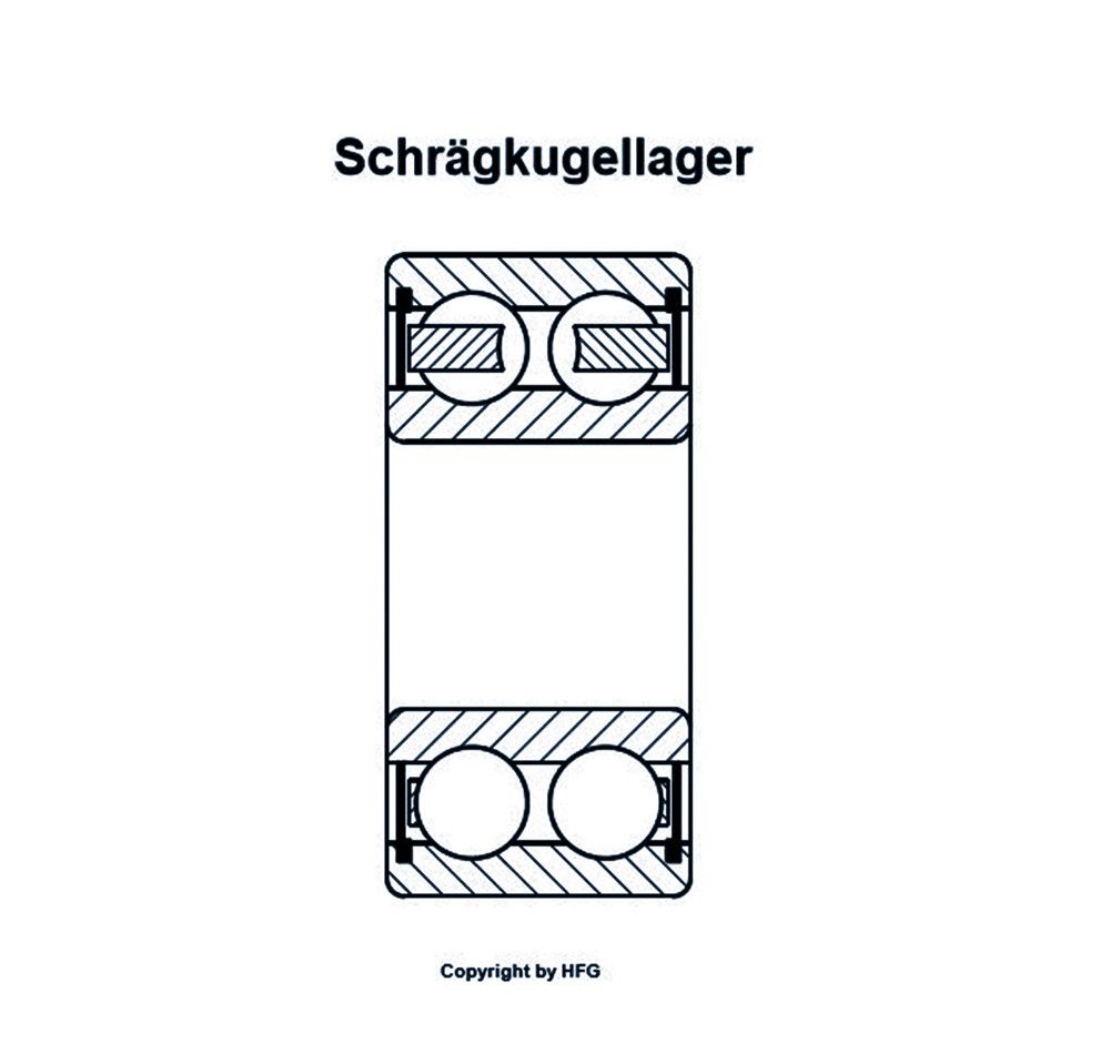 FAG Schrägkugellager 3804 -B-2RSR-TVH