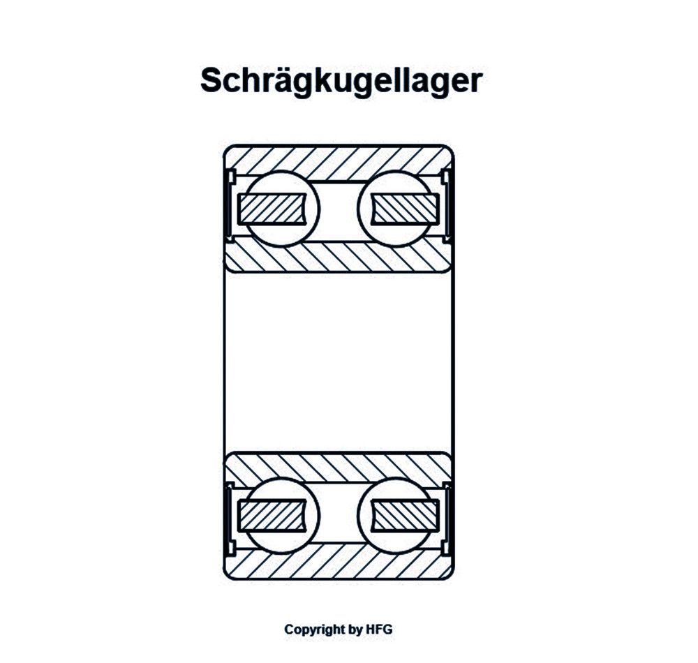 FAG Schrägkugellager 3207 -BD-XL-2Z-TVH-C3
