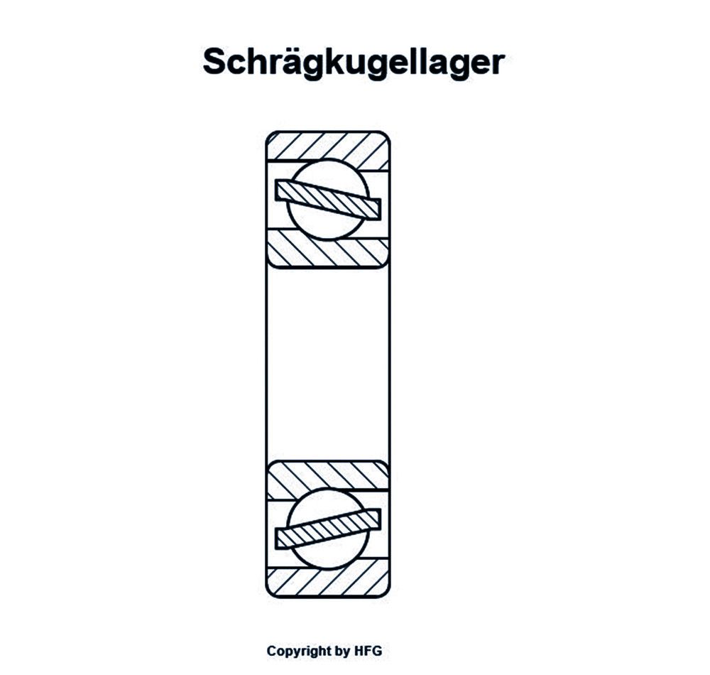 FAG Schrägkugellager 7312 -B-MP