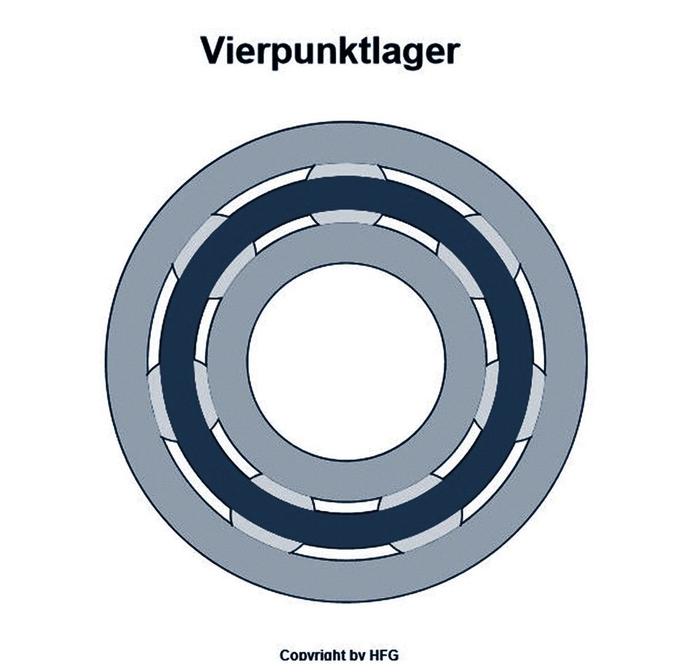 FAG Vierpunktlager QJ211 -XL-TVP-C3