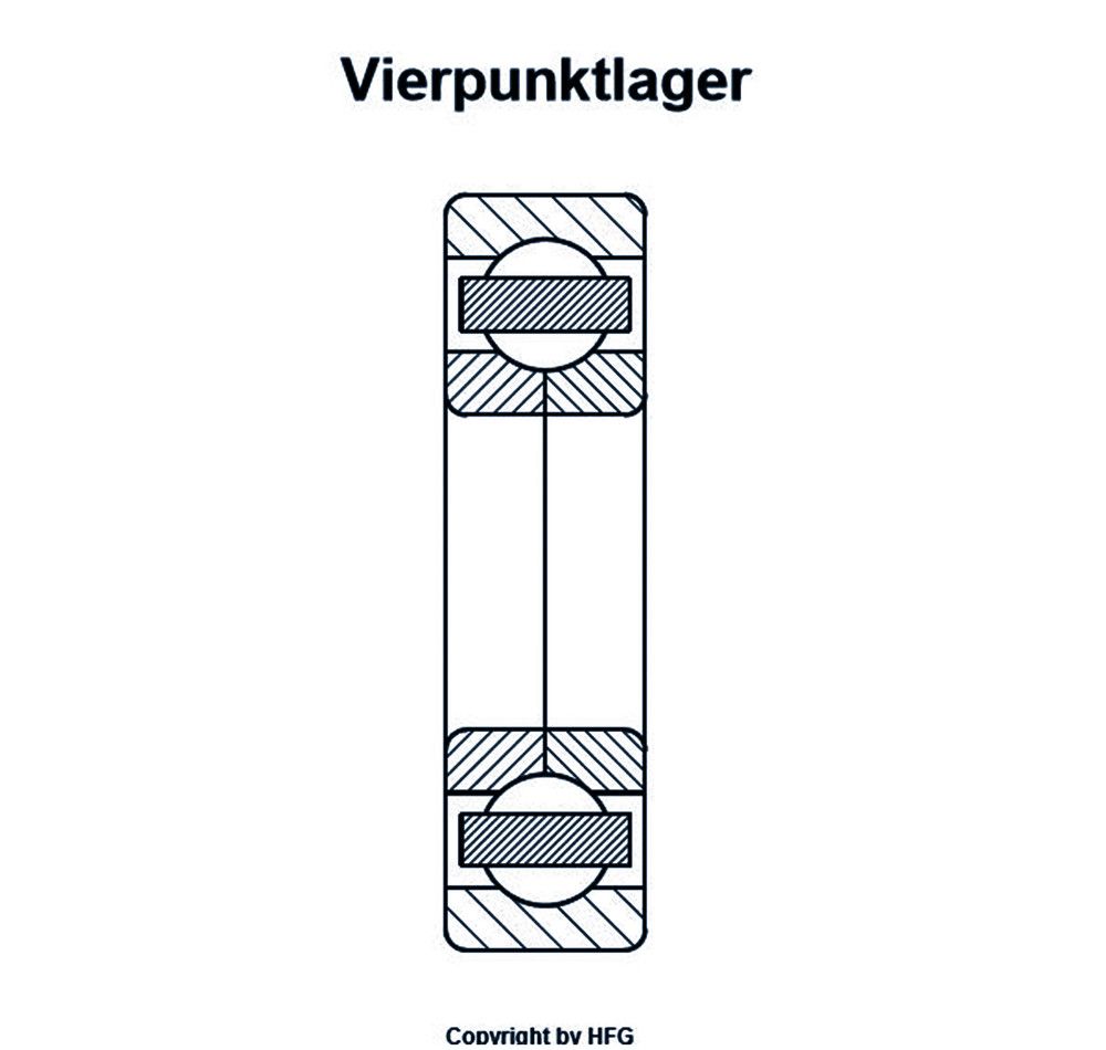 FAG Vierpunktlager QJ211 -XL-TVP-C3
